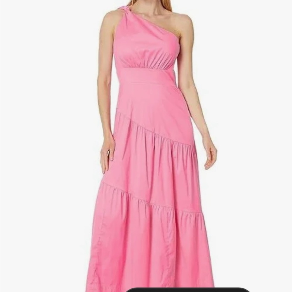 Lilly Pulitzer Pink One-Shoulder Dress